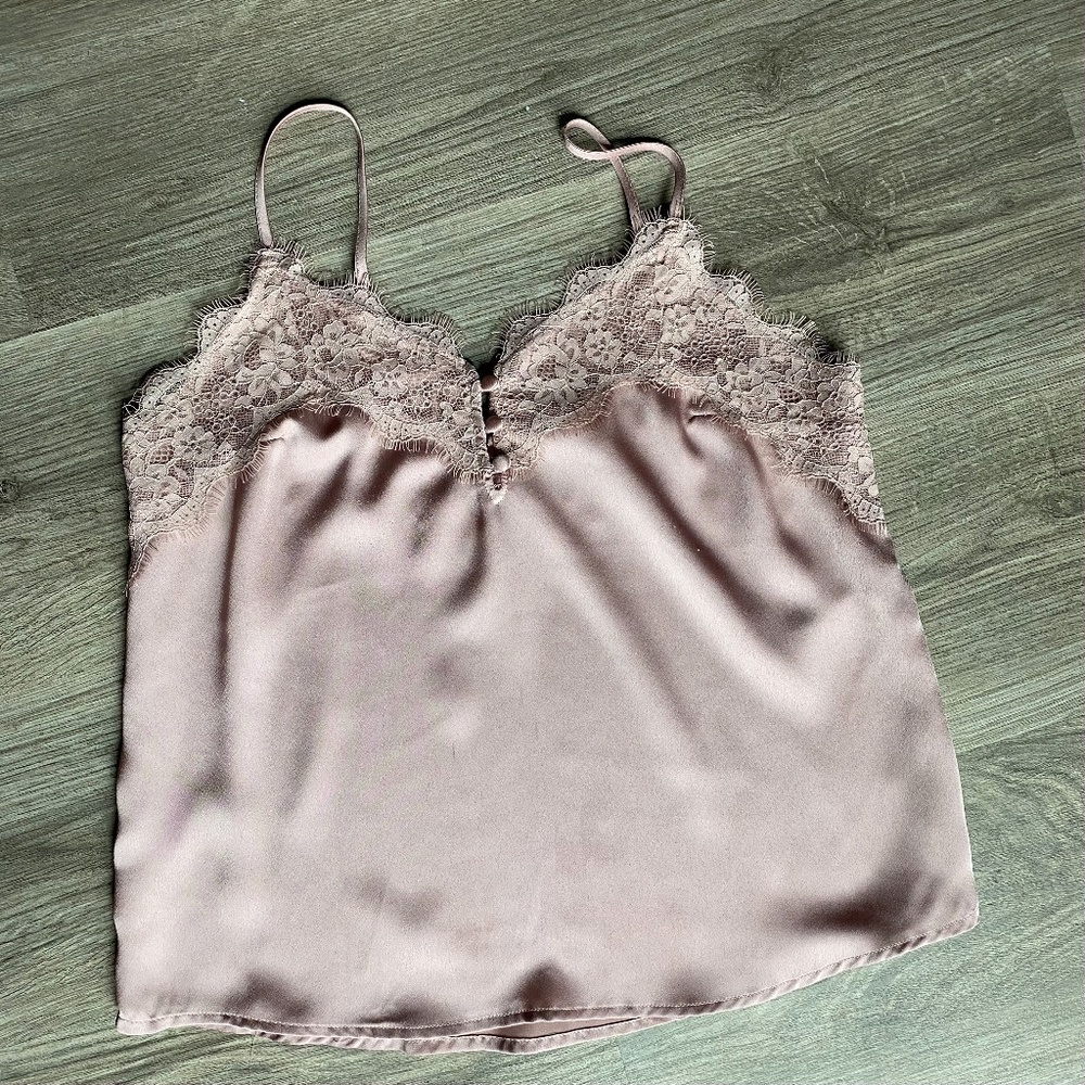 Abercrombie & Fitch Lace-Trim Cami